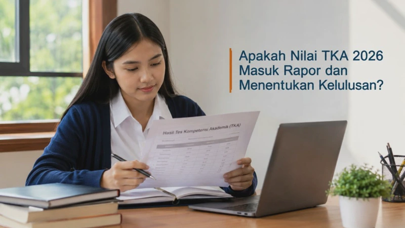 Apakah Nilai TKA 2026 Masuk Rapor dan Menentukan Kelulusan?