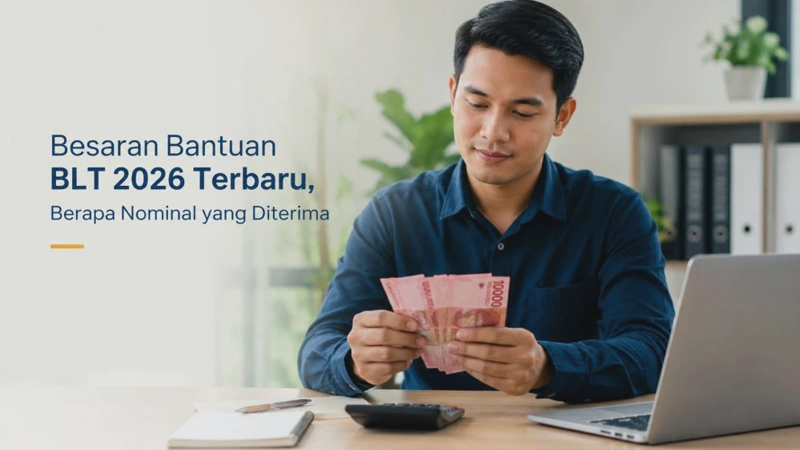 Besaran Bantuan BLT 2026 Terbaru, Berapa Nominal yang Diterima