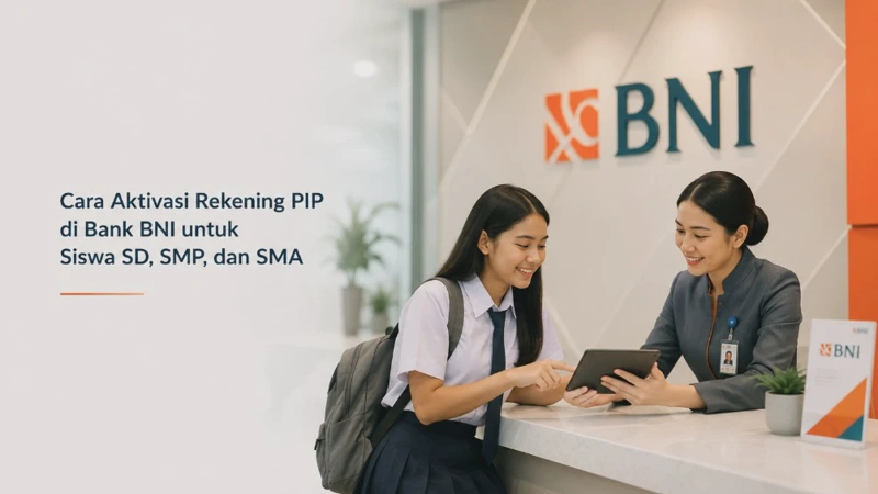Cara Aktivasi Rekening PIP di Bank BNI untuk Siswa SD, SMP, dan SMA