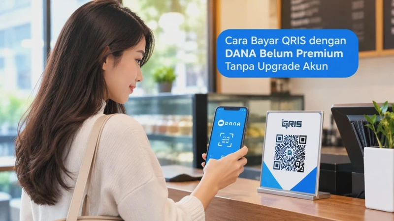 Cara Bayar QRIS dengan DANA Belum Premium Tanpa Upgrade Akun