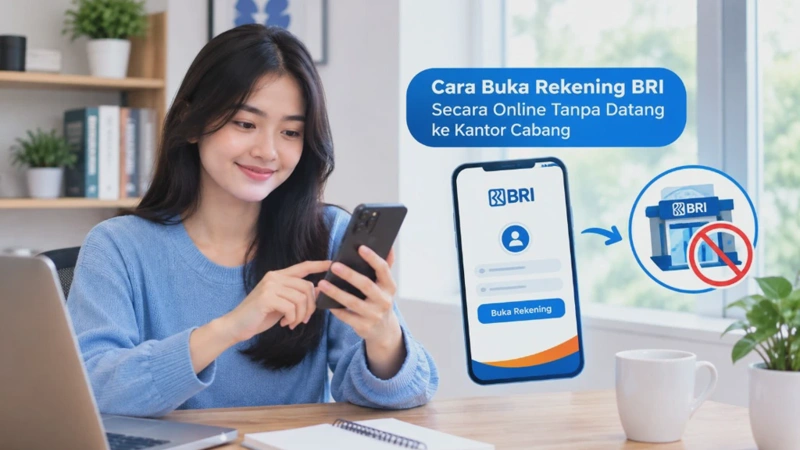 Cara Buka Rekening BRI Secara Online Tanpa Datang ke Kantor Cabang