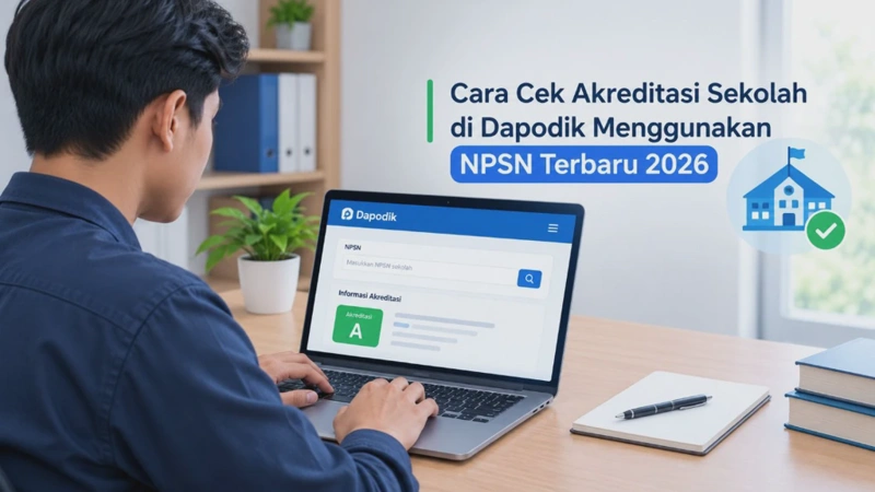 Cara Cek Akreditasi Sekolah di Dapodik Menggunakan NPSN Terbaru 2026
