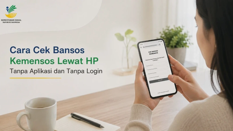 Cara Cek Bansos Kemensos Lewat HP Tanpa Aplikasi dan Tanpa Login