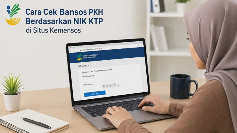 Cara Cek Bansos PKH Berdasarkan NIK KTP di Situs Kemensos