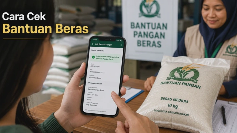 Cara Cek Bantuan Beras dan Minyak Goreng 2026 Secara Online Lewat HP