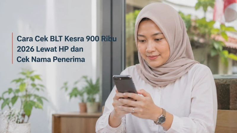 Cara Cek BLT Kesra 900 Ribu 2026 Lewat HP dan Cek Nama Penerima