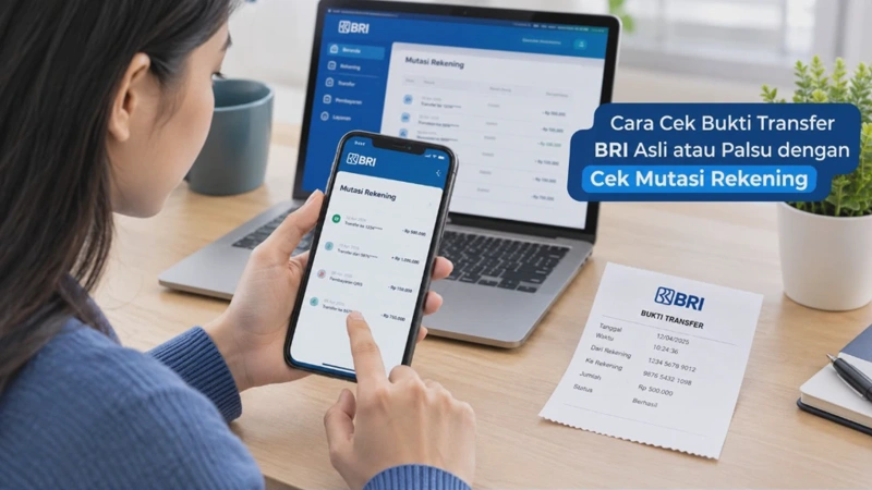 Cara Cek Bukti Transfer BRI Asli atau Palsu dengan Cek Mutasi Rekening