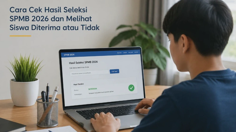 Cara Cek Hasil Seleksi SPMB 2026 dan Melihat Siswa Diterima atau Tidak