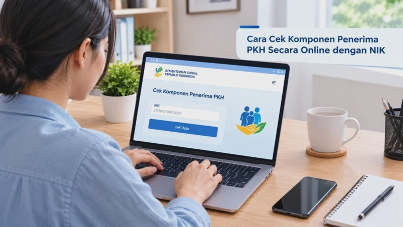 Cara Cek Komponen Penerima PKH Secara Online dengan NIK