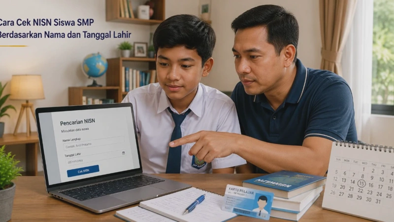 Cara Cek NISN Siswa SMP Berdasarkan Nama dan Tanggal Lahir
