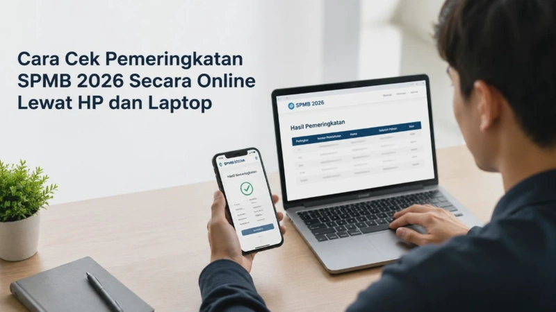Cara Cek Pemeringkatan SPMB 2026 Secara Online Lewat HP dan Laptop
