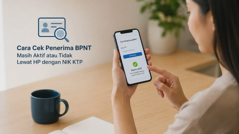 Cara Cek Penerima BPNT Masih Aktif atau Tidak Lewat HP dengan NIK KTP