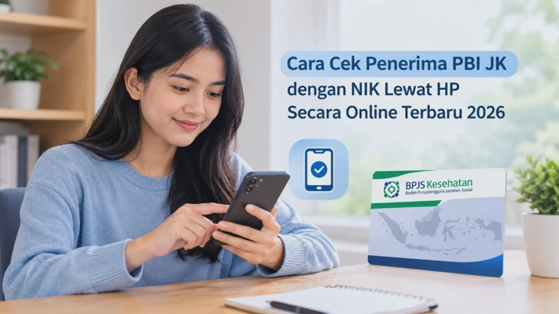 Cara Cek Penerima PBI JK dengan NIK Lewat HP Secara Online Terbaru 2026