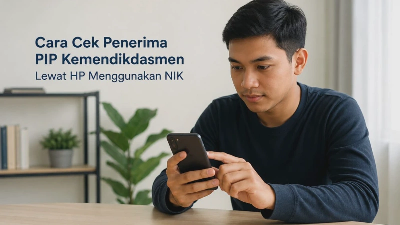 Cara Cek Penerima PIP Kemendikdasmen Lewat HP Menggunakan NIK