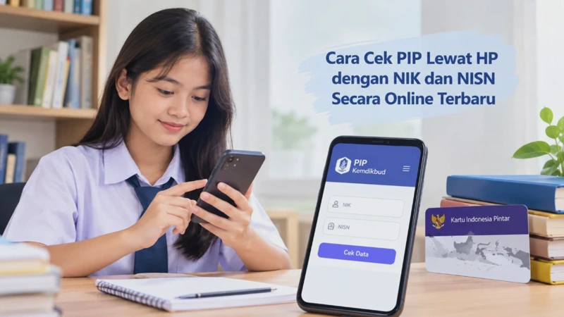 Cara Cek PIP Lewat HP dengan NIK dan NISN Secara Online Terbaru