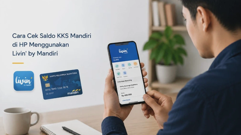 Cara Cek Saldo KKS Mandiri di HP Menggunakan Livin' by Mandiri