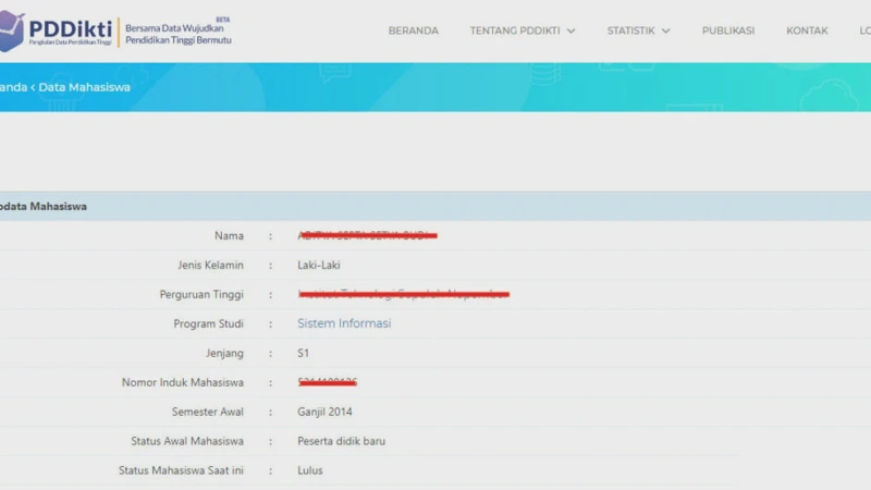 Cara Cek Status Mahasiswa di PDDikti Secara Online dan Paling Akurat