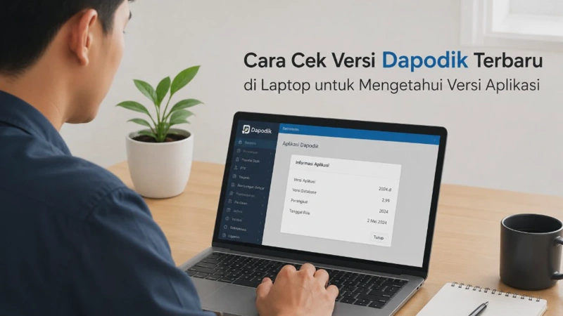 Cara Cek Versi Dapodik Terbaru di Laptop untuk Mengetahui Versi Aplikasi