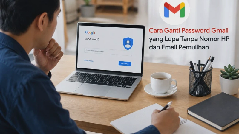 Cara Ganti Password Gmail yang Lupa Tanpa Nomor HP dan Email Pemulihan