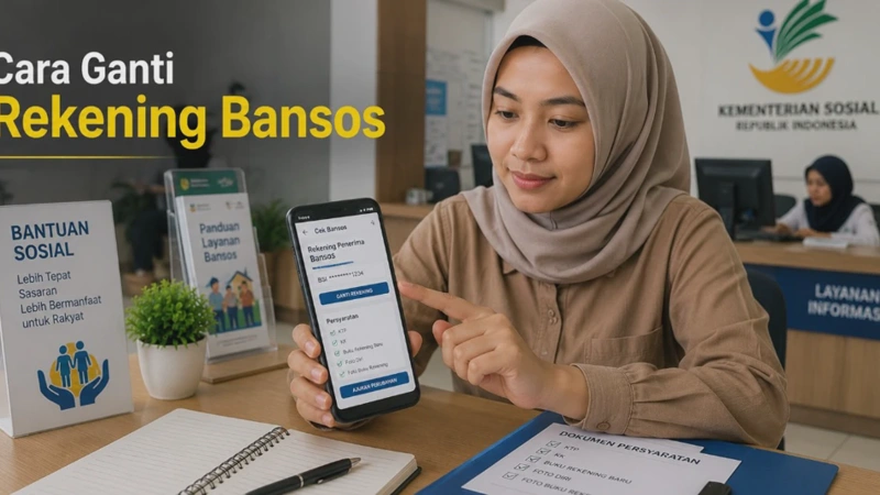 Cara Ganti Rekening Bansos PKH dan BPNT Terbaru 2026