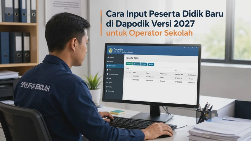 Cara Input Peserta Didik Baru di Dapodik Versi 2027 untuk Operator Sekolah