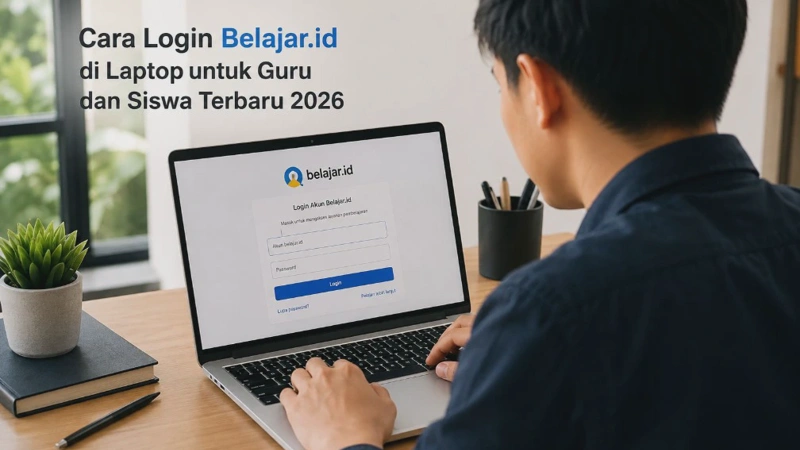 Cara Login Belajar.id di Laptop untuk Guru dan Siswa Terbaru 2026