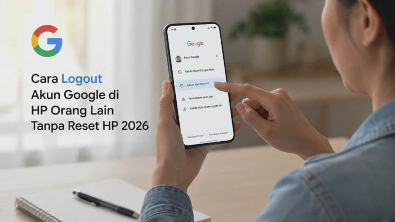 Cara Logout Akun Google di HP Orang Lain Tanpa Reset HP Tahun 2026