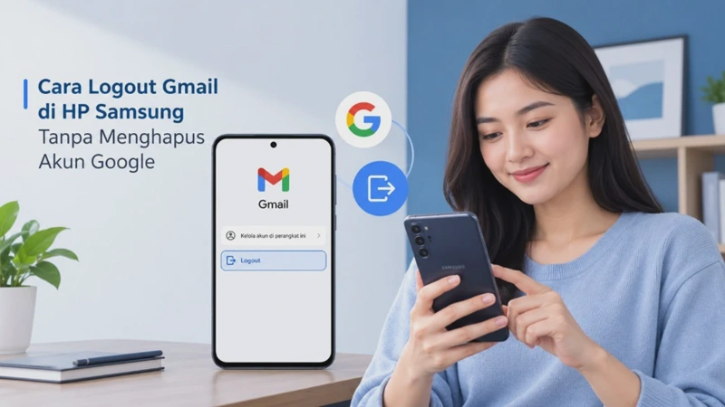 Cara Logout Gmail di HP Samsung Tanpa Menghapus Akun Google