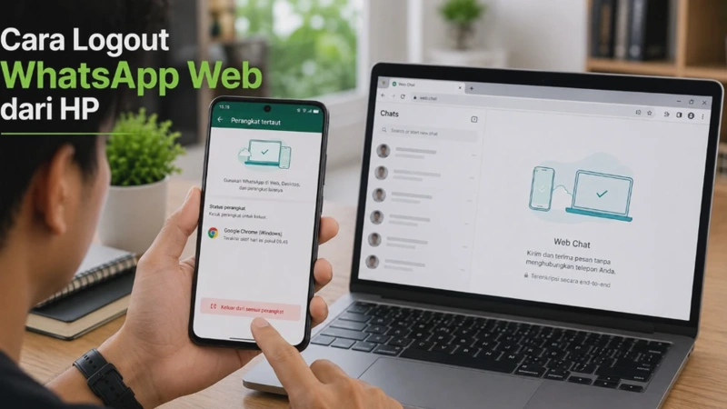 Cara Logout WhatsApp Web dari HP Android dan iPhone Terbaru 2026