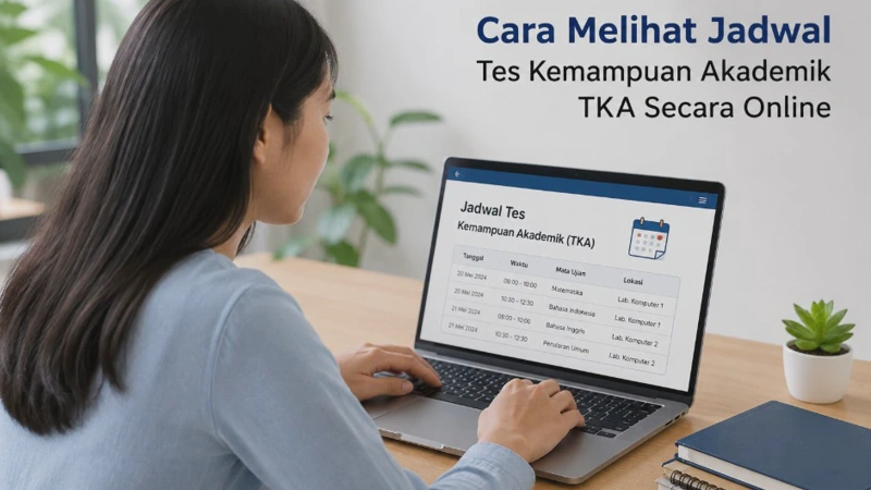 Cara Melihat Jadwal Tes Kemampuan Akademik TKA Secara Online