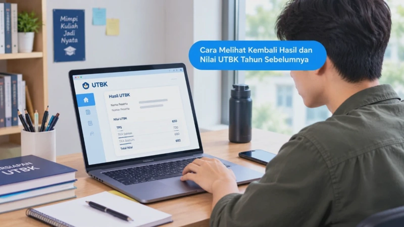 Cara Melihat Kembali Hasil dan Nilai UTBK Tahun Sebelumnya