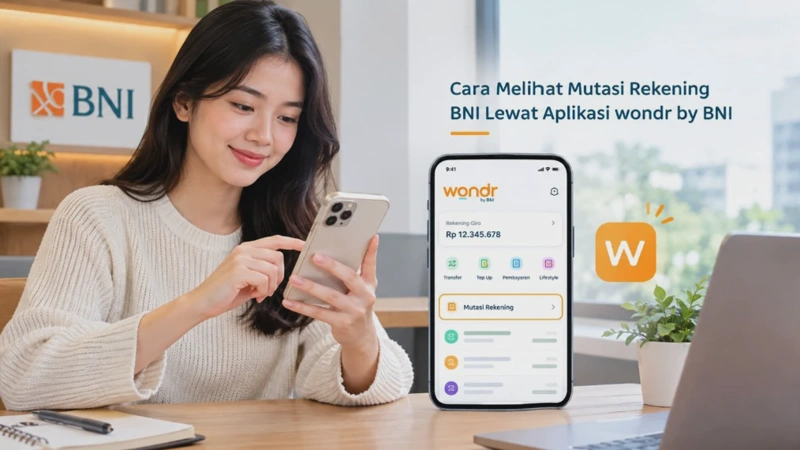 Cara Melihat Mutasi Rekening BNI Lewat Aplikasi wondr by BNI
