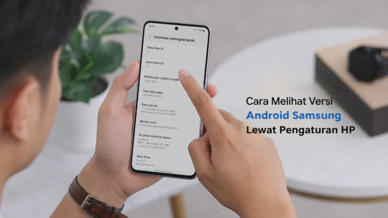 Cara Melihat Versi Android Samsung Lewat Pengaturan HP Tahun 2026