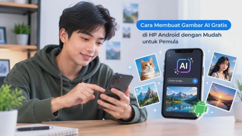 Cara Membuat Gambar AI Gratis di HP Android dengan Mudah untuk Pemula