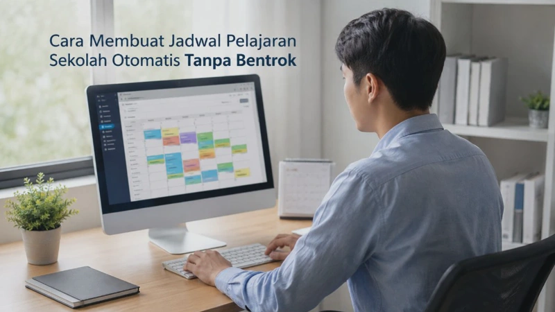 Cara Membuat Jadwal Pelajaran Sekolah Otomatis Tanpa Bentrok