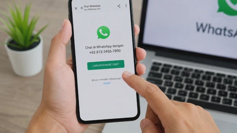 Cara Membuat Link WhatsApp Langsung Chat	di Hp Dengan Mudah