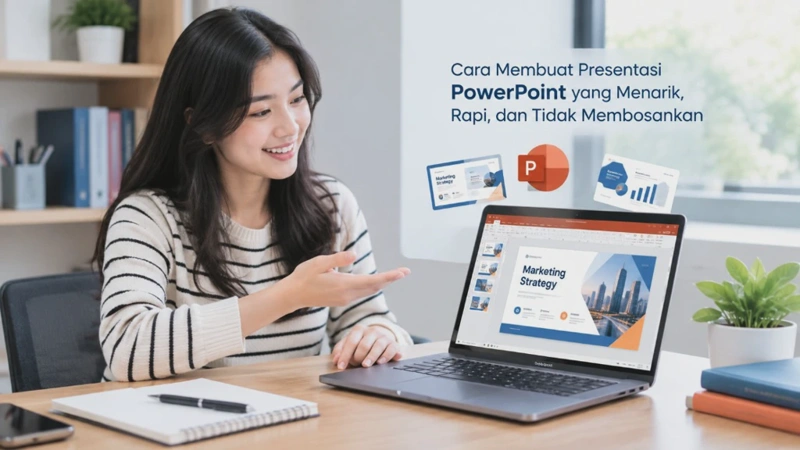 Cara Membuat Presentasi PowerPoint yang Menarik, Rapi, dan Tidak Membosankan