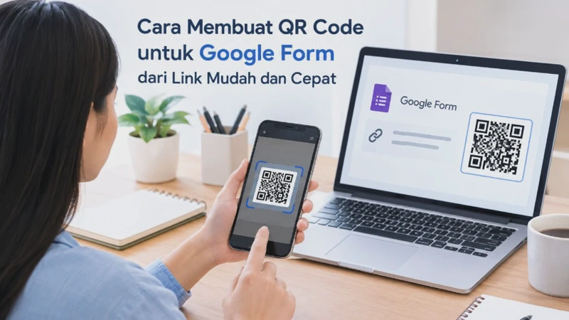 Cara Membuat QR Code untuk Google Form dari Link Mudah dan Cepat