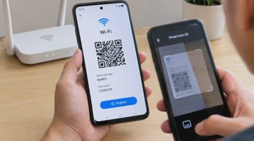 Cara Membuat QR Code untuk WiFi di Hp Android Tanpa Aplikasi Dengan Mudah