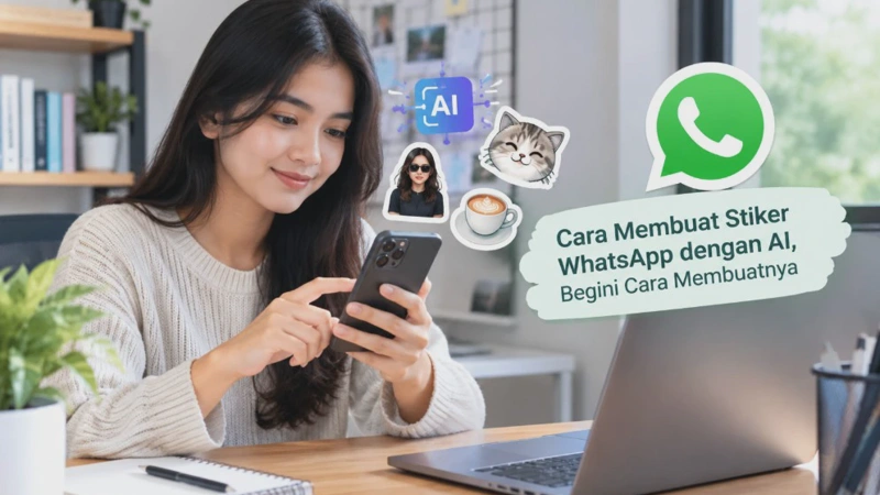 Cara Membuat Stiker WhatsApp dengan AI, Begini Cara Membuatnya