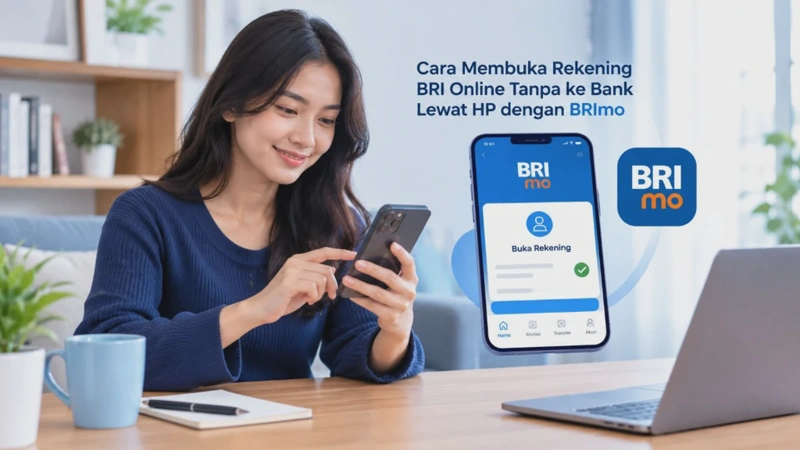 Cara Membuka Rekening BRI Online Tanpa ke Bank Lewat HP dengan BRImo