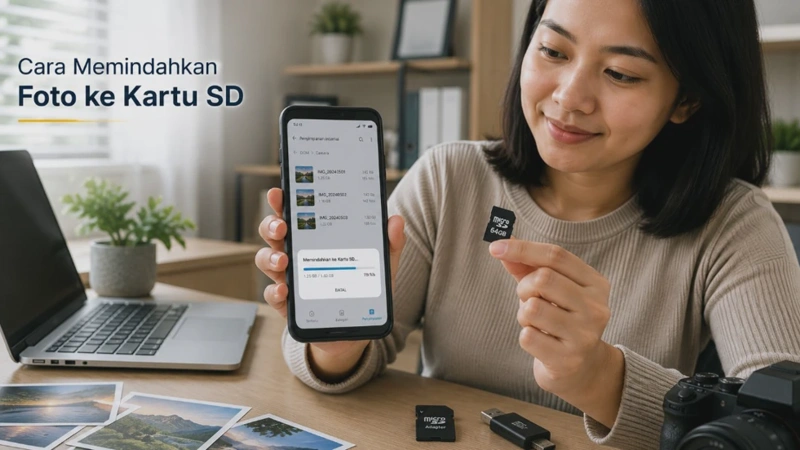 Cara Memindahkan Foto ke Kartu SD di HP Android Tanpa Aplikasi