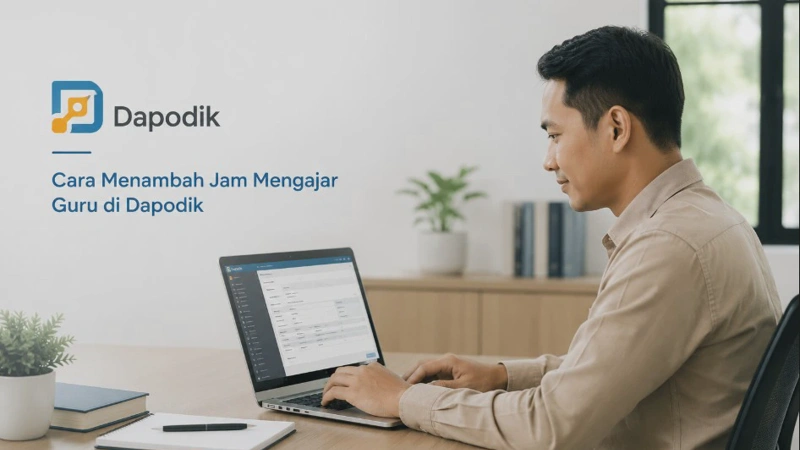 Cara Menambah Jam Mengajar Guru di Dapodik Versi Terbaru 2026