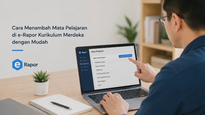 Cara Menambah Mata Pelajaran di e-Rapor Kurikulum Merdeka dengan Mudah
