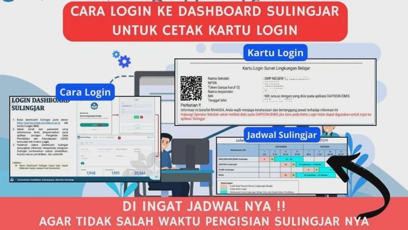Cara Mencetak Kartu Login Sulingjar 2026 Paling Mudah Lewat Dashboard