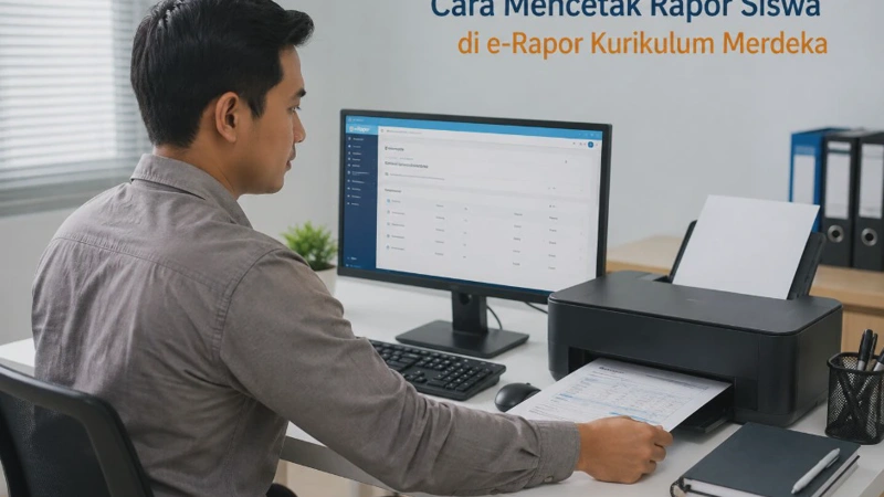 Cara Mencetak Rapor Siswa di e-Rapor Kurikulum Merdeka