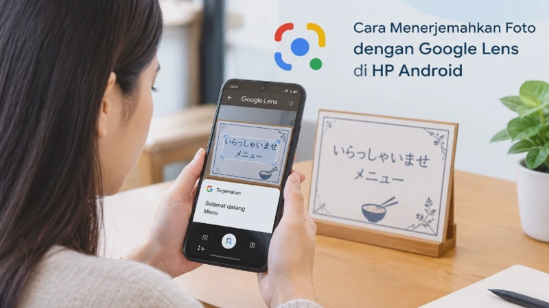 Cara Menerjemahkan Foto dengan Google Lens di HP Android
