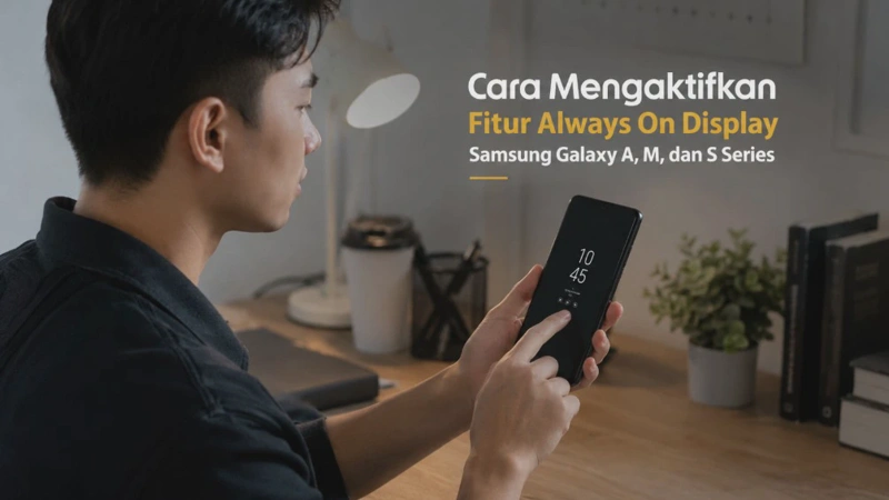 Cara Mengaktifkan Fitur Always On Display Samsung Galaxy A, M, dan S Series