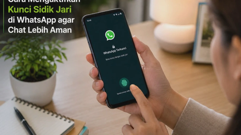 Cara Mengaktifkan Kunci Sidik Jari di WhatsApp agar Chat Lebih Aman