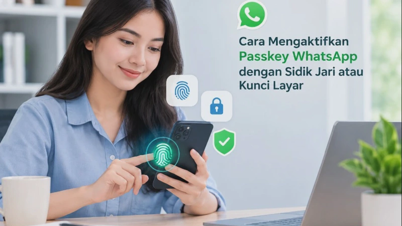 Cara Mengaktifkan Passkey WhatsApp dengan Sidik Jari atau Kunci Layar